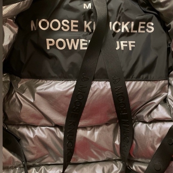 🫎 MOOSE KNUCKLES Women's Black Puffer Winter Jacket with Hood - M - Picture 7 of 11